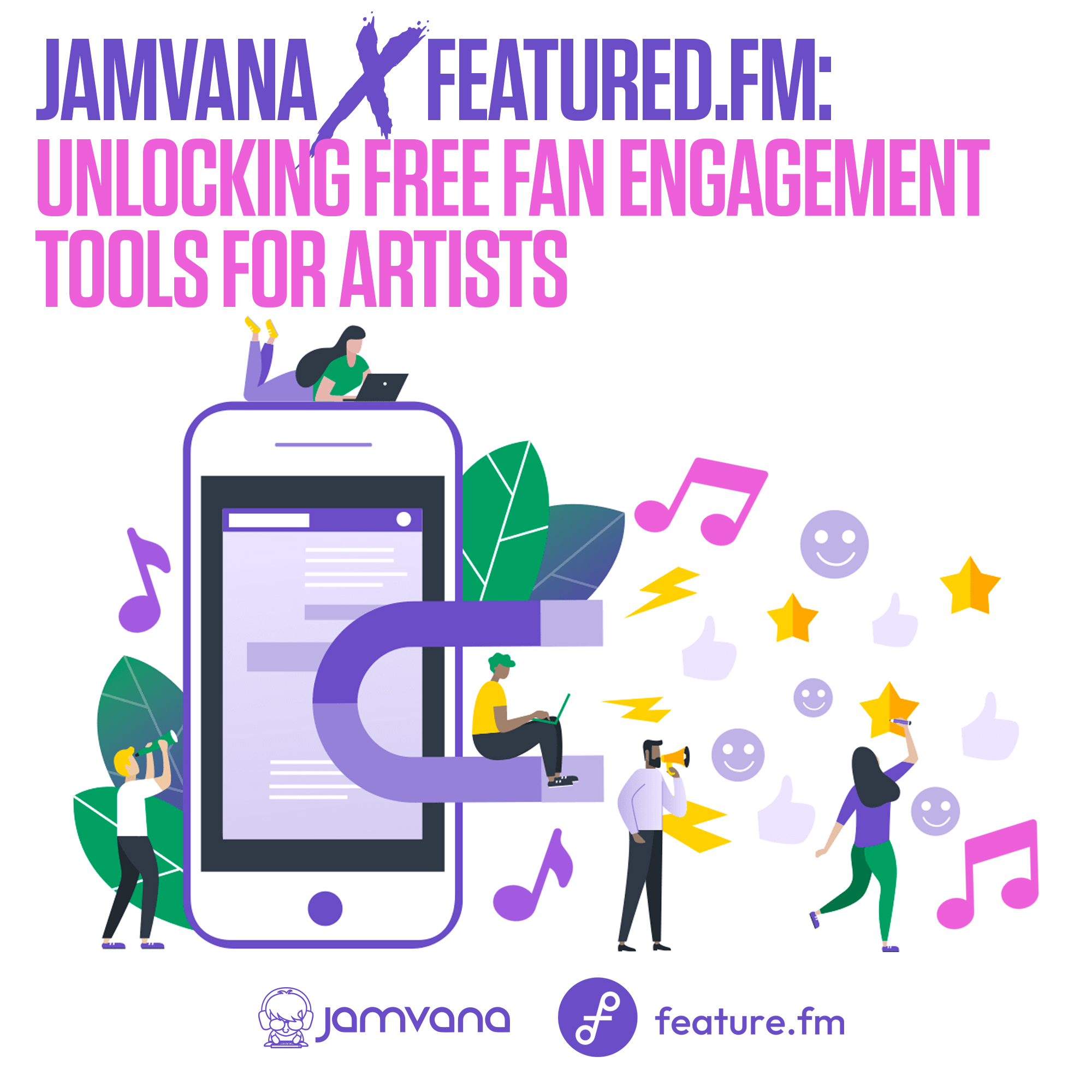 Jamvana × Featured.FM — Free Fan Engagement Tools.